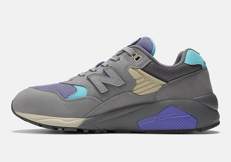 Retro Revolution with the New Balance 580 in Grey Purple Aqua